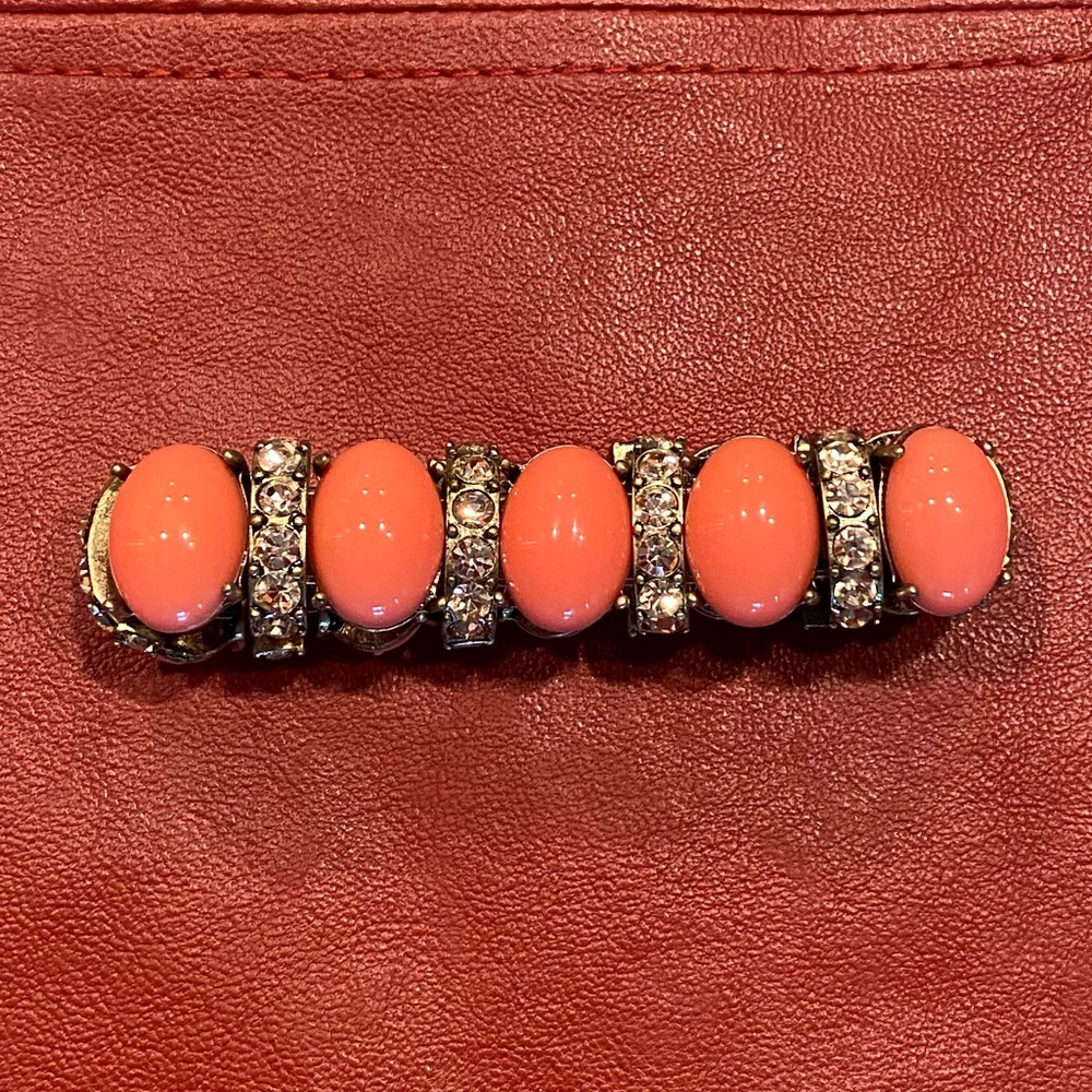 J.Crew coral bracelet
